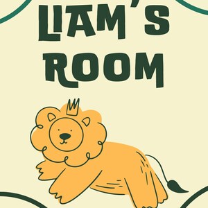 Customizable Name Posters for Kids