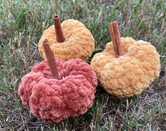 Dekorative Kürbisse, Herbst Kürbisse, Urlaub Dekor, Herbst Dekor, gehäkelte Kürbis, handgemachtes Geschenk, handgemachtes Dekor, Kürbis