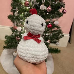 Crochet Christmas Dino, Holiday Dino, Holiday Decor, Christmas Gift, Baby Shower gift, Crochet Gift, Crochet Dino, Handmade Gift
