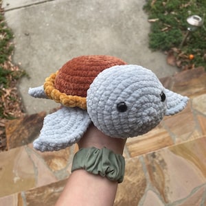 Large Sunflower Turtle, Stuffed Turtle, Plush Turtle, Handmade Gift, Crochet Sunflower Turtle, Crochet Turtle, Baby Shower gift