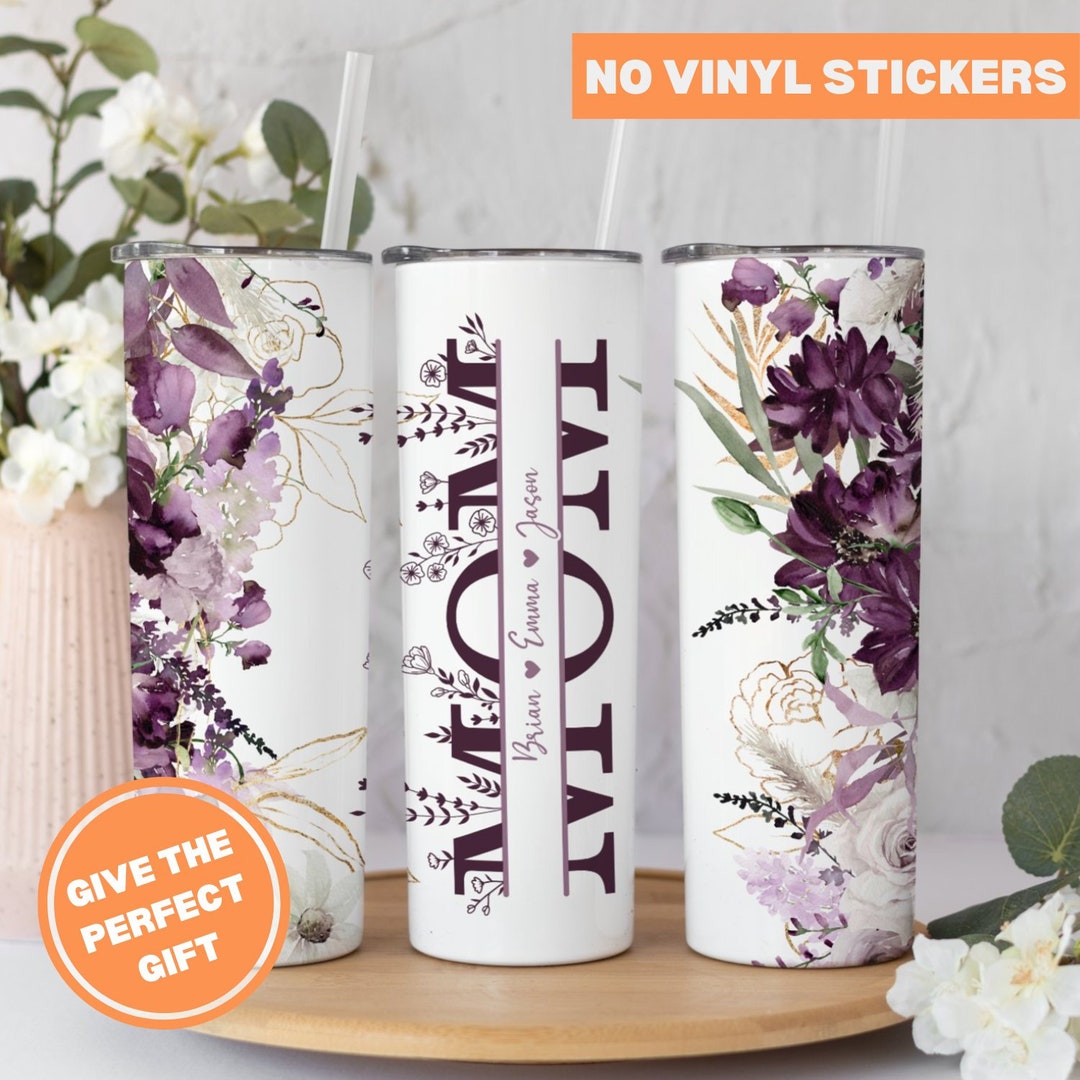 Custom Tumbler - Personalized Birthday Gifts For Mom, Daughter - Love Poured Daily main image 0