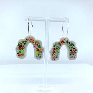 Christmas earrings Festive earrings Statement earrings