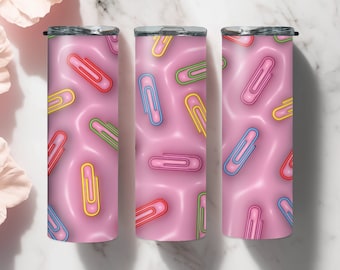 3D Teacher Inflated Tumbler Wrap 20 Oz Tumbler Wrap Sublimation Design ...