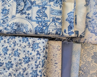 Weiches Blaues Quiltgewebe