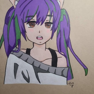 Ragazza gatto anime