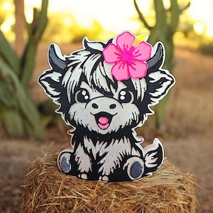 Highland Cow Car Freshie / Freshie / Car Air Freshener / Freshies / Car Candle