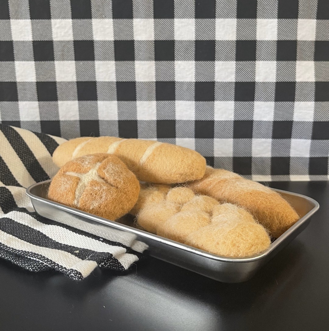Bakery Bread Bundle - French Baguette, Italian, Braided, & Rustic Round ...