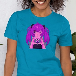 Anime Girl Punk Vintage Shirt, Kawaii Grunge Punk Lover T-Shirt, Anime Manga Fan Gift, Anime Otaku Tee Shirt, Japanese Streetwear Fashion