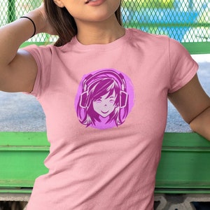 Anime Kawaii Girl Punk Music Shirt, Anime Punk Lover Art Shirt, Gift for Anime Manga Fan, Anime Otaku Tee Shirt, Japanese Streetwear Fashion