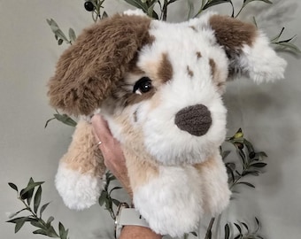 Dog Stuffy: Fluffy Yarn Dog Plush