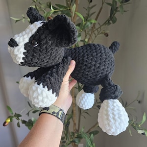 Peluche de perro: Peluche de perro de lana suave y esponjosa imagen 9