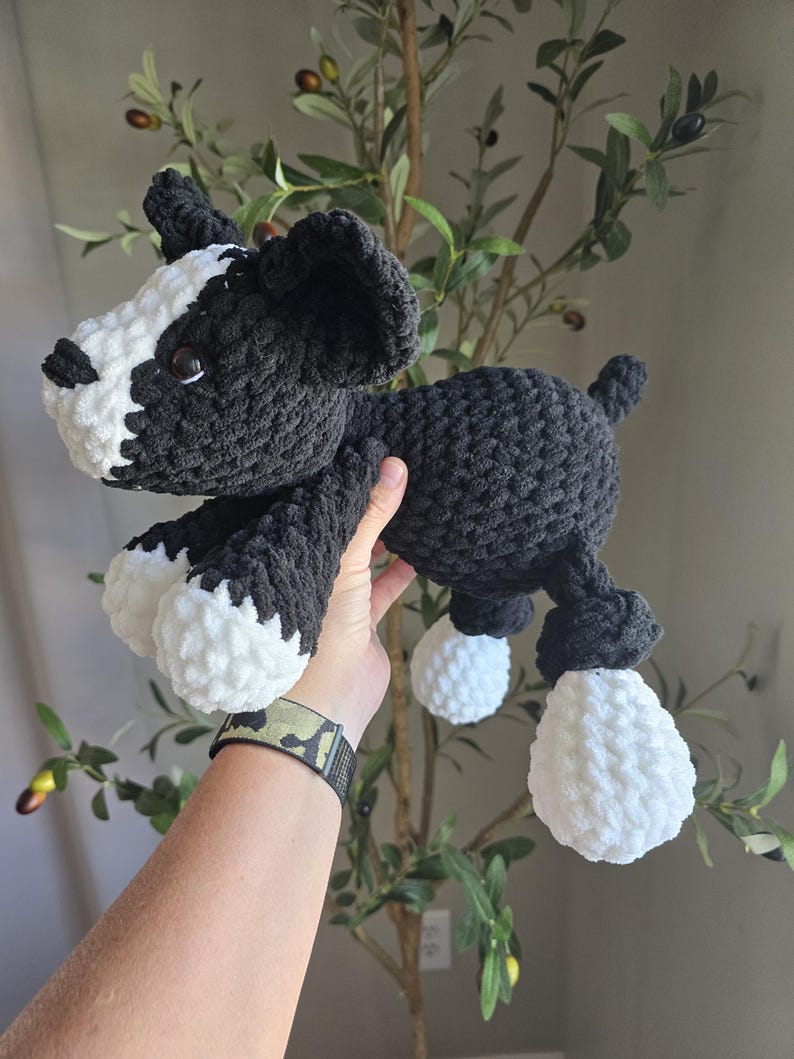 Peluche de perro: Peluche de perro de lana suave y esponjosa imagen 9