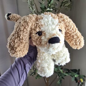 Peluche de perro: Peluche de perro de lana suave y esponjosa imagen 7