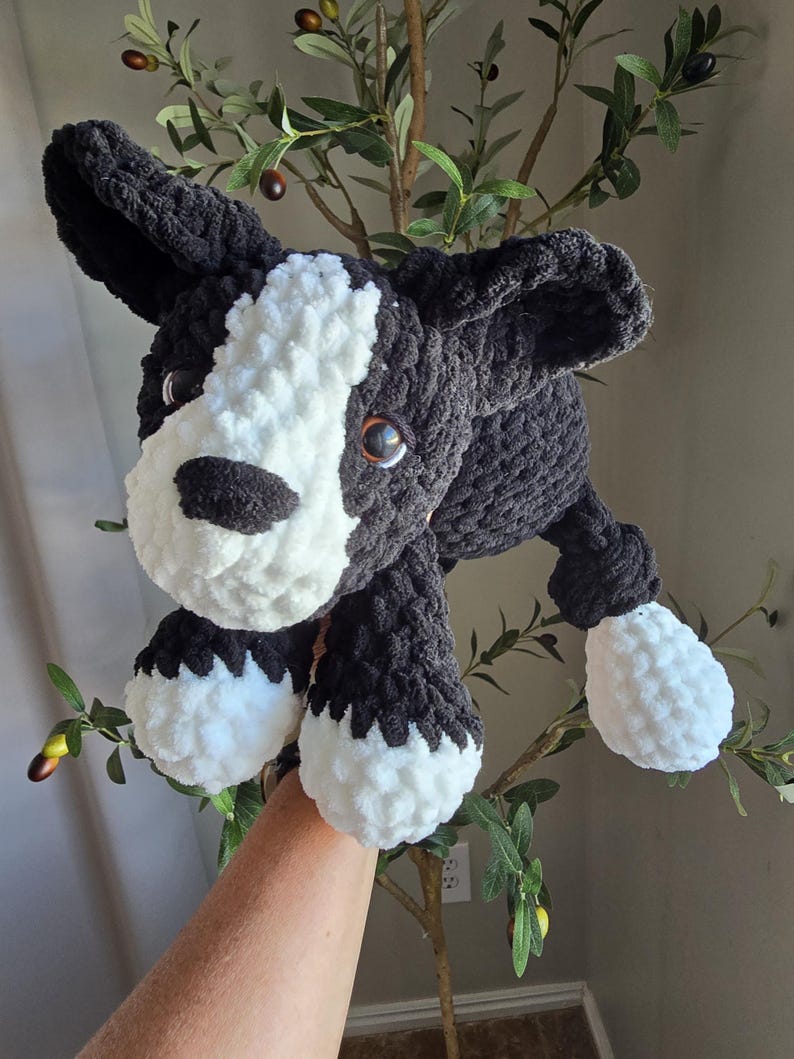 Peluche de perro: Peluche de perro de lana suave y esponjosa imagen 8