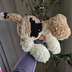 Peluche de perro: Peluche de perro de lana suave y esponjosa imagen 6