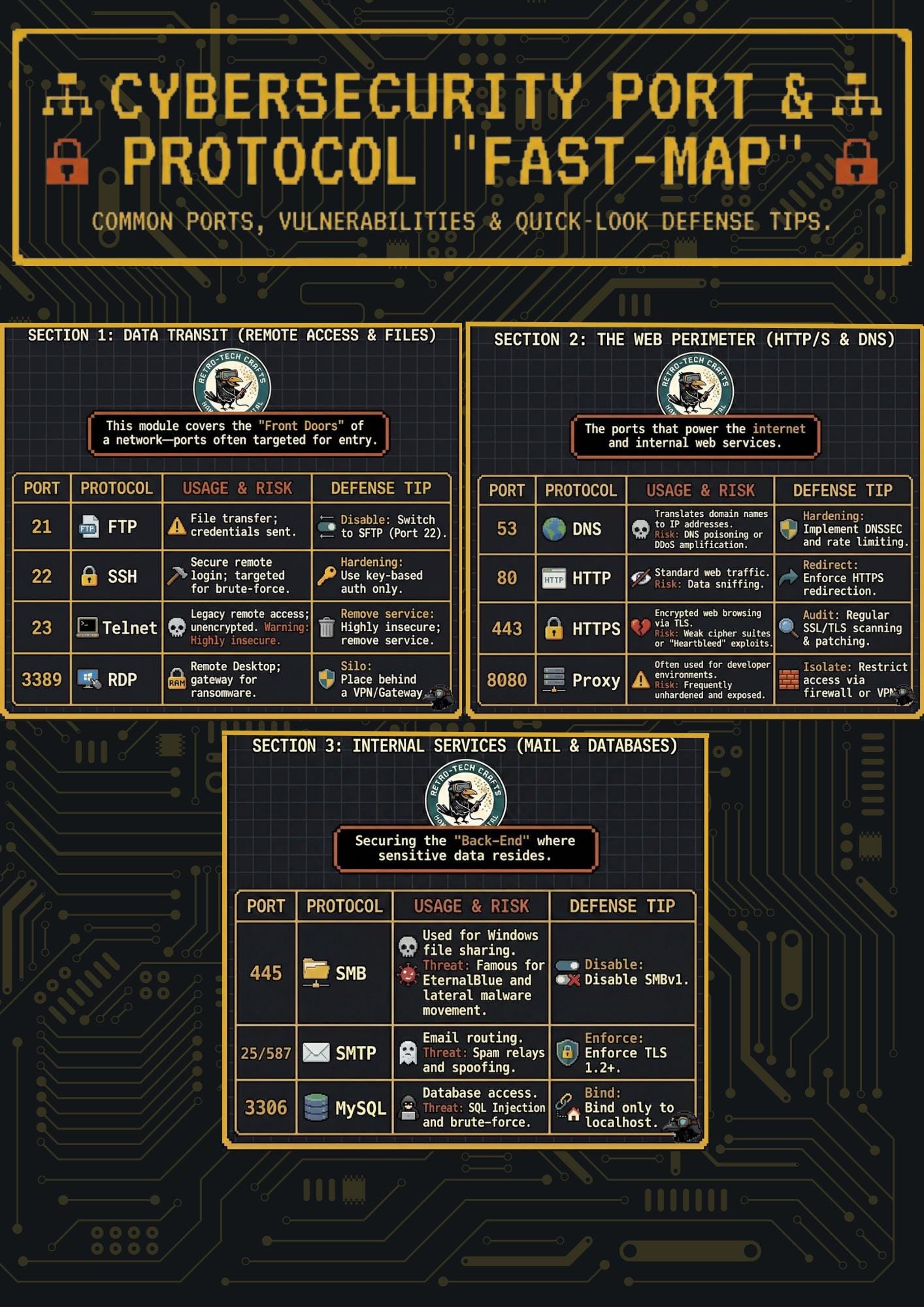 The Ultimate Sysadmin & Security Toolkit | 3-sheet Reference Bundle for ...