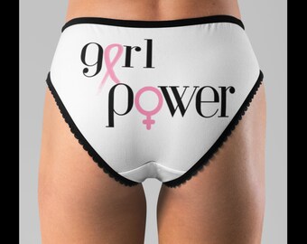 Girl Power Breast Cancer Awareness SVG PNG JPG | Digital Download