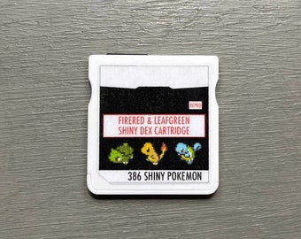 FireRed/LeafGreen SHINY Ultimate Save DS Cartridge - 386 Legal Shinies, Max Items, Game Corner Coins, Exclusive Events!