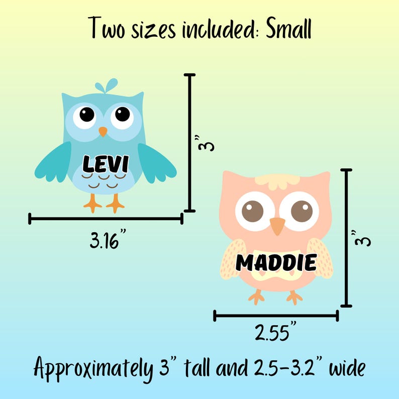 Owl Classroom Name Tags, Owl Student Desk Labels, Cute Locker Labels ...
