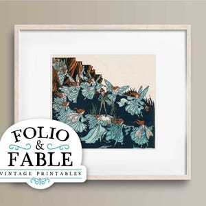 Fairy Dancers Vintage Fable Book Print