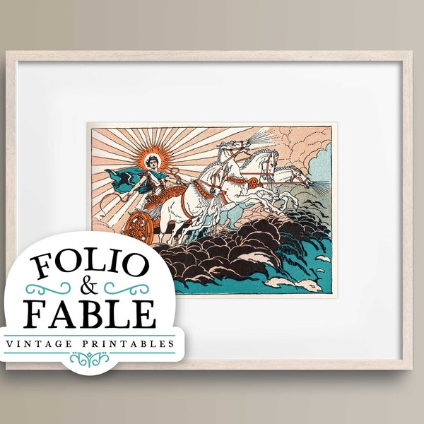 Helios Fable Vintage Book printable