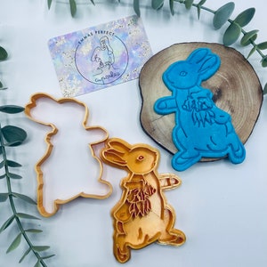 Peter Rabbit Themed / Fondant Cupcake Stamp / Embosser Cookie Cutter zdjęcie 2