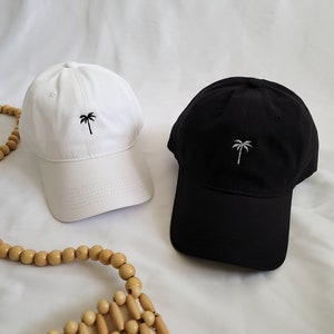 Palm Tree Embroidered Hat
