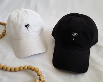 Palm Tree Embroidered Hat