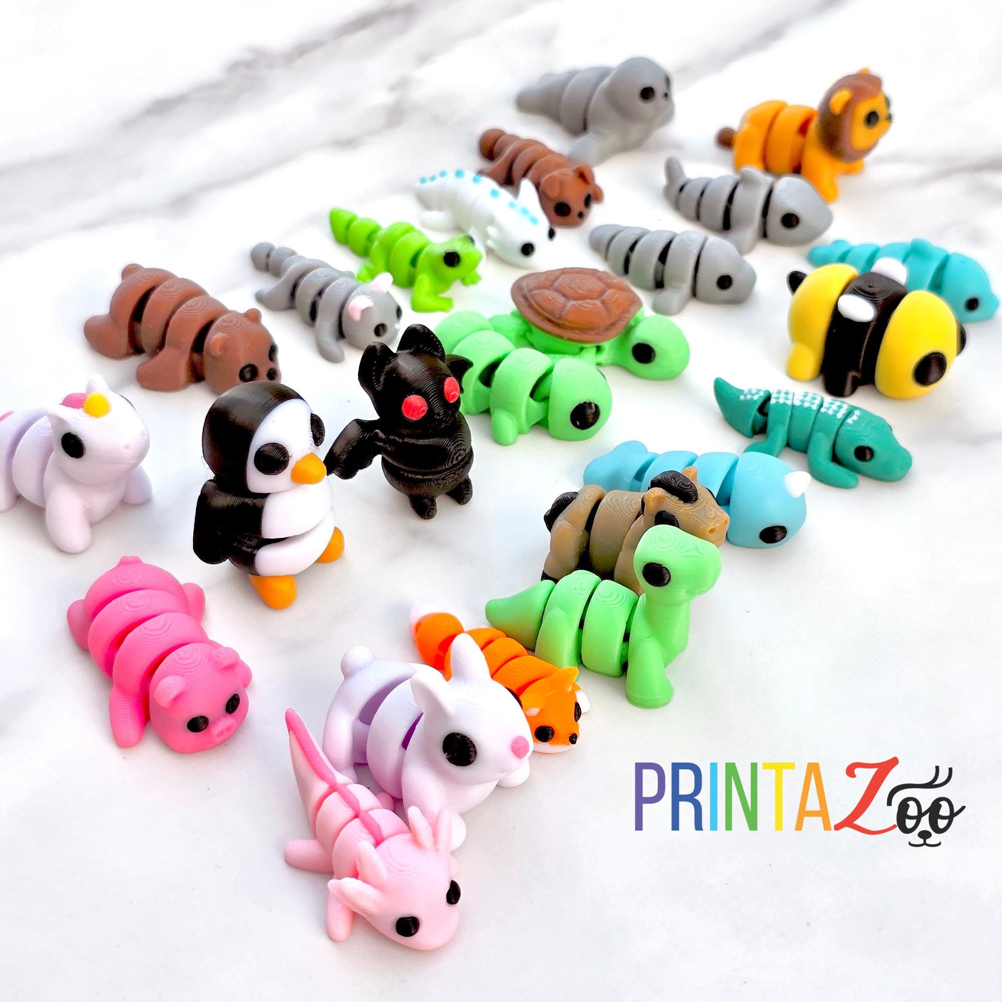 3D Printed Animal Toys. Flexi Fidget Articulated Toy. Perfect for ...