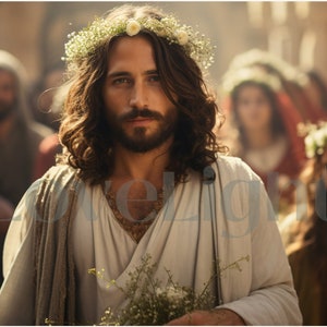 Jesus at Wedding at Cana Art: Christian Home Decor (Digital Download)