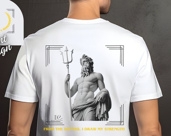 Poseidon Gym T-Shirt: Greek Mythology Workout Motivation