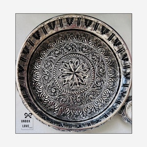 Home Decor | Antique German Silver Urli Bowl | Luxurious Home Decor | Centerpiece Bowl | Diwali Decor | Gifts | Ethnic Gifts | Wedding Decor