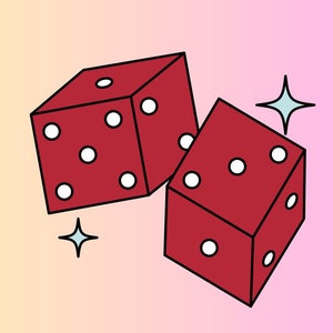 Summer Dice Sticker