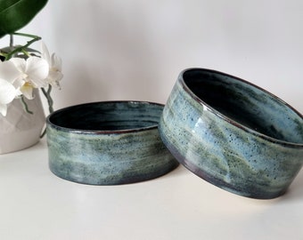 Dog bowl ceramic bowl, water bowl, food bowl, food bowl dog gift unique ceramic handmade nutrition pet bowl set