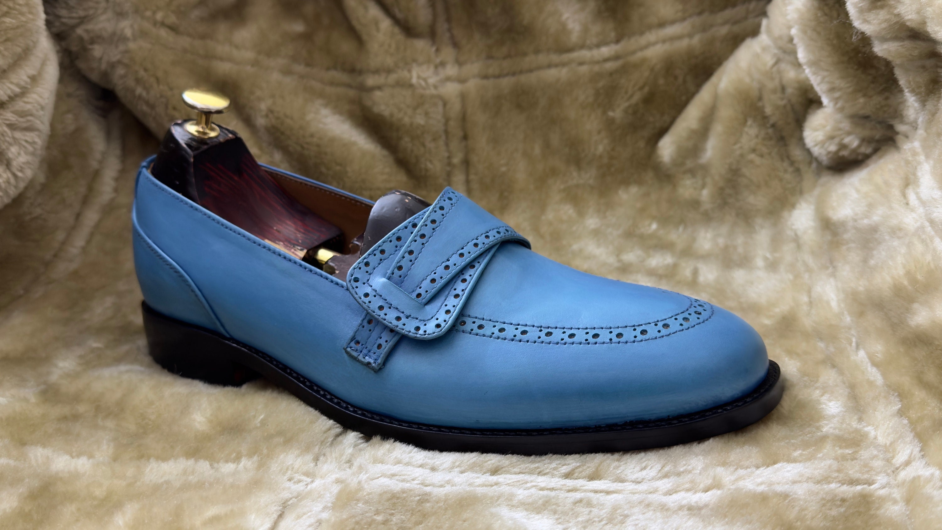 Light Blue Loafers Carolina Blue Dress Shoes Buy Donna Carolina