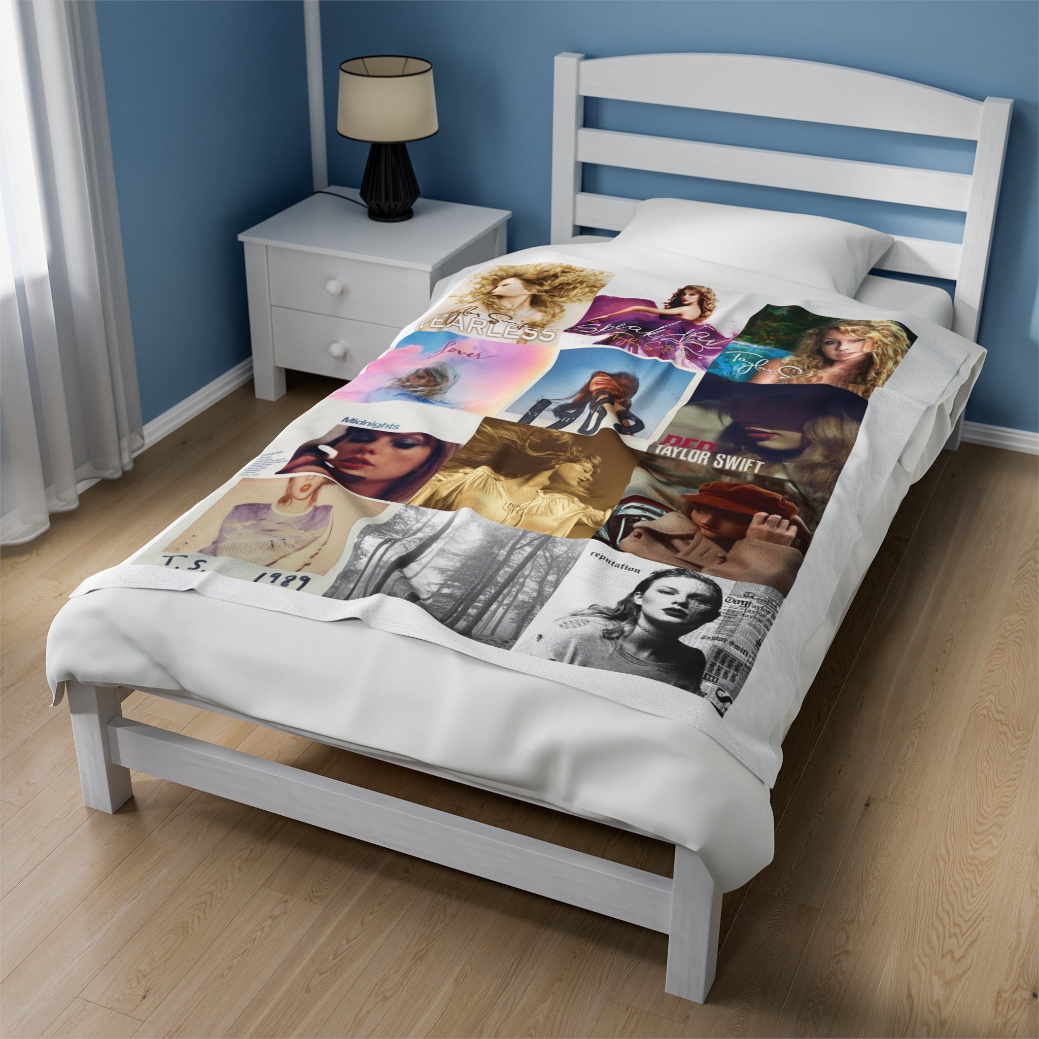 Taylor ERAS Tour Swift Fleece Blanket, TS taylor version Blanket, Gift for Her, Birthday Christmas Gift, Taylor merch Fans Gift
