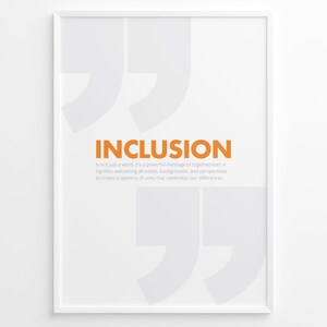 Inclusion Poster, Diversity, Classroom Decor, Classroom Poster, Inclusive, Inclusive Classroom, Diversity Classroom, Digital Download