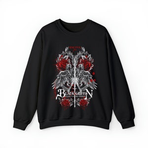 Black Griffin Rose Tour Crewneck Sweatshirt