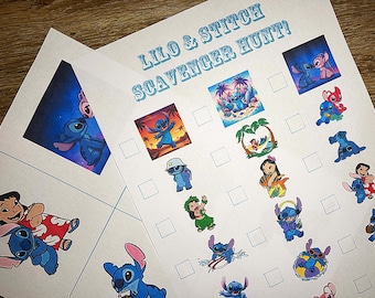 Búsqueda del tesoro de Lilo y Stitch - Juegos de fiesta