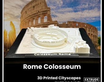 Rzymskie Koloseum 3D – pejzaż miejski – oprawiony i luksusowo szczegółowy