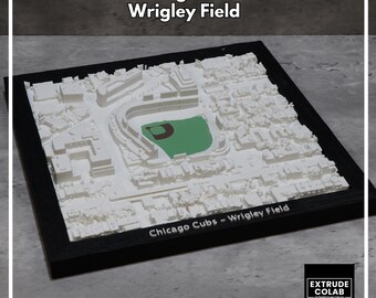 Chicago Cubs – Maqueta 3D del estadio Wrigley Field – Miniatura coleccionable de fútbol americano