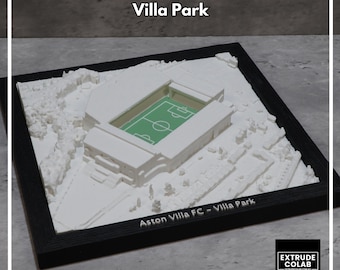 Maqueta 3D del estadio Villa Park del Aston Villa FC: Miniatura coleccionable emblemática del fútbol