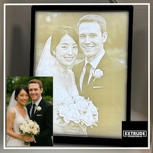 Lithophane Light Frame – Turn Your Favourite Photo into a Glowing Keepsake