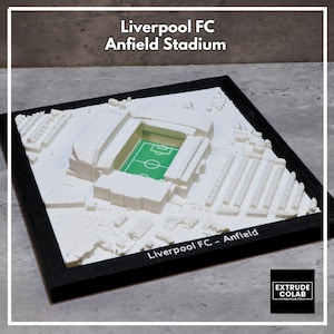Liverpool FC Anfield 3D-stadionmodel – miniatuur voetbalmonument voor verzamelaars