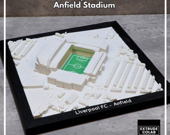 Liverpool FC Anfield 3D Stadium Model – Miniature Football Landmark Collectible