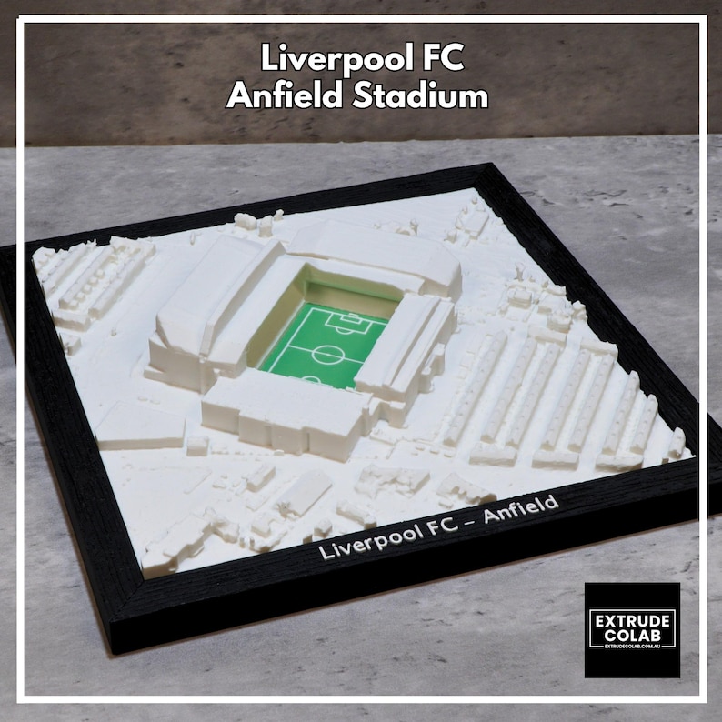 Liverpool FC Anfield 3D Stadium Model – Miniature Football Landmark ...