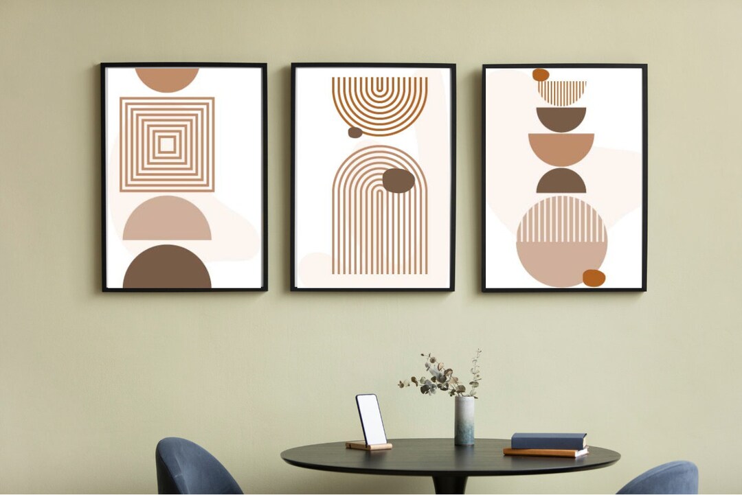 Mid Century Modern Art Print Mega Bundle Set of 3 Digital Downloads - Etsy