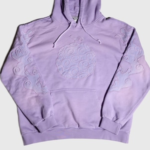 One Piece Gear 5 Luffy - Sweat à capuche brodé fruit du diable