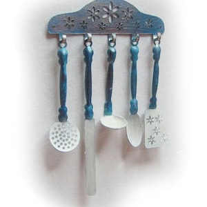 DIY 1:12 Spoon Rack