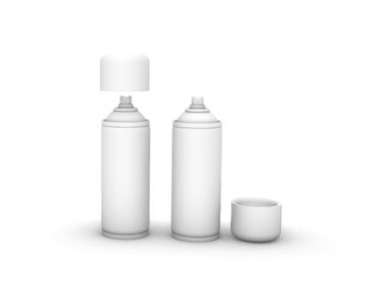 Miniature Spray Cans